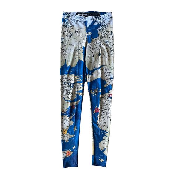 BlackMilk Game of Thrones Women's Leggings Map of Westeros Size Medium EUC - Picture 1 of 12